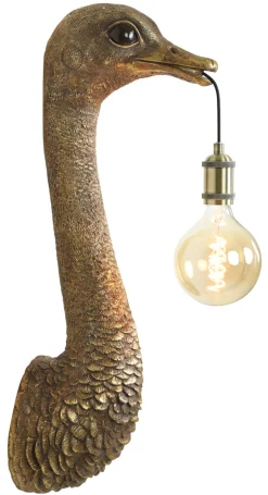 Clearance Light & Living Wandlamp Ostrich 72cm