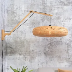 Sale GOOD&MOJO Wandlamp Palawan Ø60cm, Bamboe Naturel