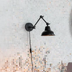 Outlet ZILT Wandlamp Vardon Zwart