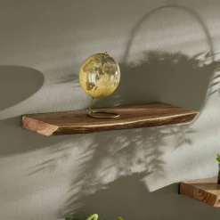 Clearance LifestyleFurn Wandplank Edge Boomstam Acacia Massief acacia naturel