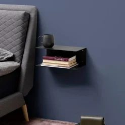 Bendt Wandplankje Nonny met dubbele plank, metaal, 35cm