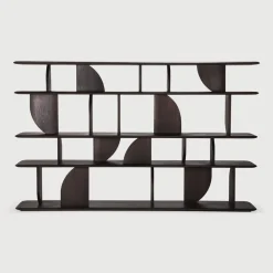 Discount Ethnicraft Wandrek Geometric Hout, 130 x 210cm