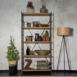 New Dutchbone Wandrek Iron 200 x 100cm Hout