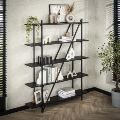 Best LifestyleFurn Wandrek Jerrod Liquid metal Grijs