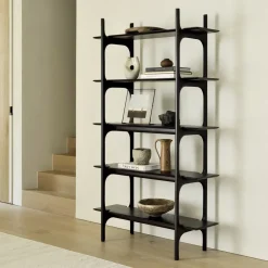 New Ethnicraft Wandrek PI Gevernist Mahoniehout, 187 x 110cm Donkerbruin