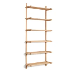 Outlet Kave Home Wandrek Sitra Eikenhout, 202cm hoog