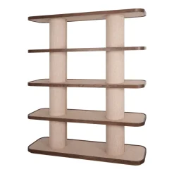 New Richmond Interiors Wandrek Willox Linnen en eiken Bruin