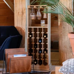 Best Dutchbone Wijnkast Claude 118.5 x 43.5cm Hout