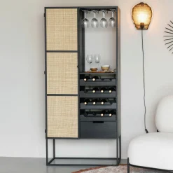 ZILT Wijnkast Richie Webbing, Voor 16 flessen