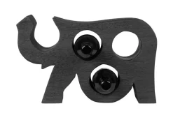 Discount MUST Living Wijnrek Elephant Suarhout, kleur Zwart