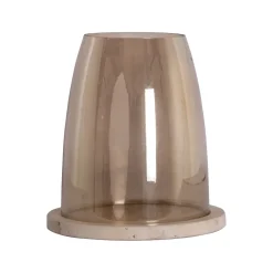 Sale Richmond Interiors Windlicht Alusia Glas en travertin Zand