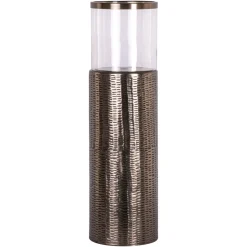 Outlet Richmond Interiors Windlicht Faylen 65cm, kleur Brons