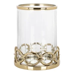 Online Richmond Interiors Windlicht Jayce 25cm hoog Goud