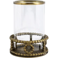 Best Richmond Interiors Windlicht Mile 26cm, kleur antique Brass