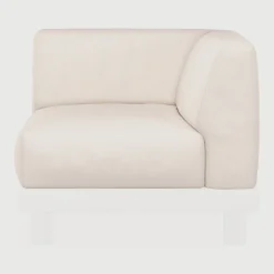 New Ethnicraft Zitkussen Monocle t.b.v. Modulaire Loungeset Monocle Hoek, kleur Wit