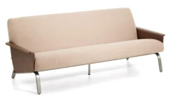 Outlet Kave Home 3-zits Bank Amsen Stof en eiken