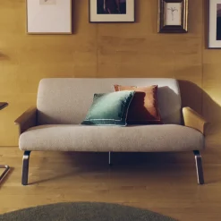 Sale Kave Home 2-zits Bank Amsen Stof en eiken