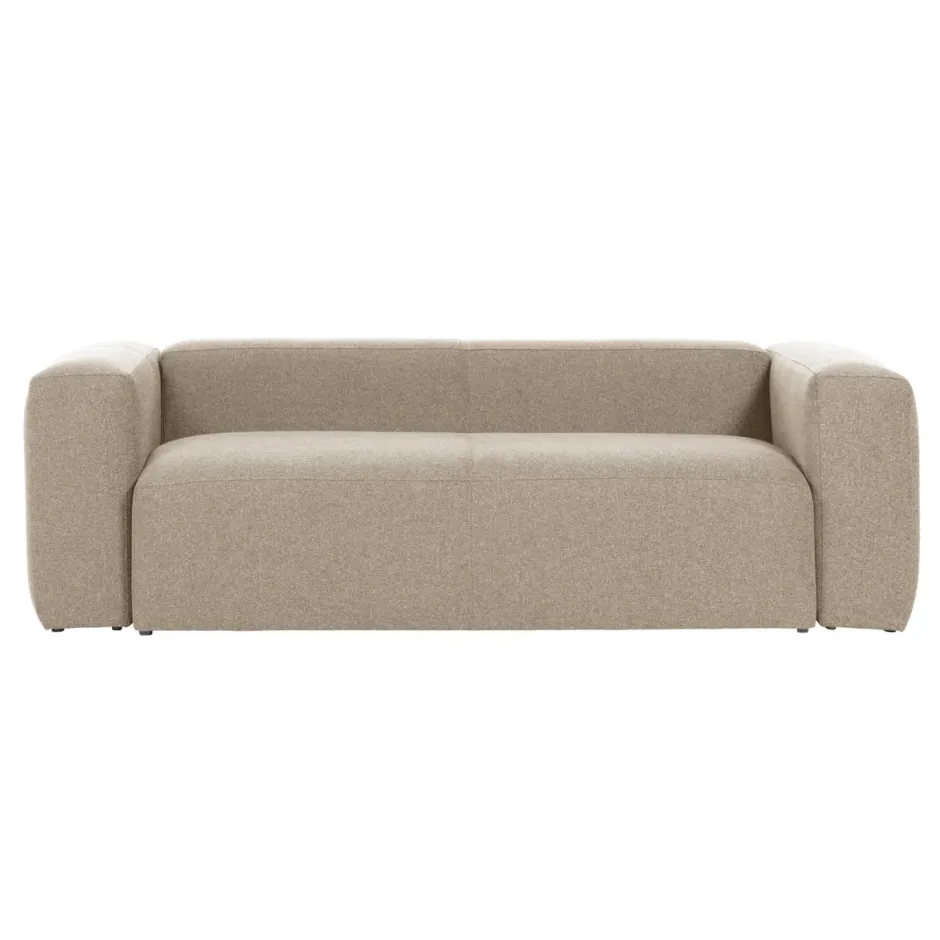 Online Kave Home 2-zits Bank Blok 210cm, kleur Beige
