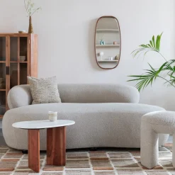 ZILT 2-zits Bank Cheron Bouclé, kleur Beige