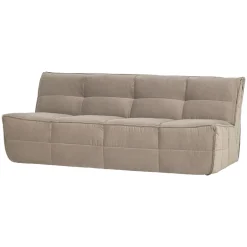 Outlet vtwonen 3-zits Bank Cluster Velvet, 204cm, kleur Warm Taupe