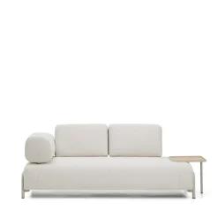 Kave Home 2-zits Bank Compo Met bijzettafel, kleur Beige