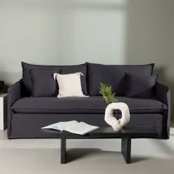 Clearance Nohr 3-zits Bank Elden Linnen 200cm