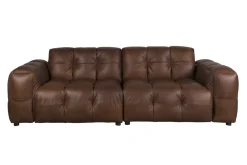 Discount Dutchbone 3-zits Bank Hackman Leder