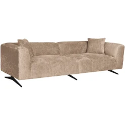 Outlet Richmond Interiors 3-zits Bank Hoxton Chenille, 255cm, kleur Beige