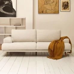 Best Kave Home 2-zits Bank Karin 211cm, kleur Beige Ecru