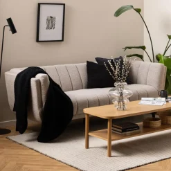 Bendt 3-zits Bank Liselot Bouclé, kleur Beige