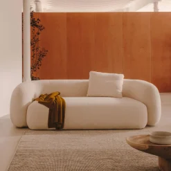 Sale Kave Home 3-zits Bank Martina Bouclé