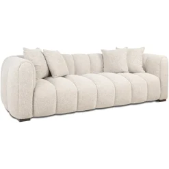 Best Richmond Interiors 3-zits Bank Novaro Geweven stof, 236cm, kleur Naturel