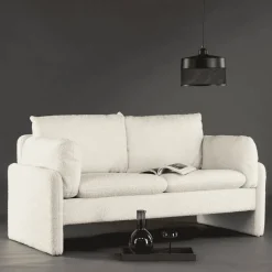 Hot Nohr 2-zits Bank Reba Teddy, kleur Wit