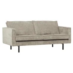 Sale WOOOD 2,5-zits Bank Rodeo Ribstof, kleur Donker Zand