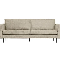 Discount WOOOD 2,5-zits Bank Rodeo Structure Velvet, kleur field Wheat