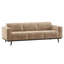 WOOOD 3-zits Bank Statement Velvet Chenille, kleur Taupe