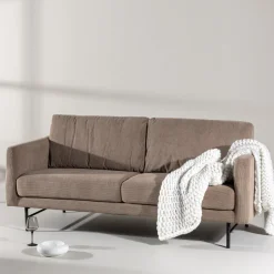 Best Nohr 3-zits Bank Sumit Rib, kleur Bruin