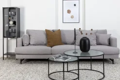 Clearance Nohr 3-zits Bank Tamora Stof Grijs