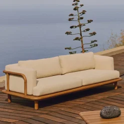 Sale Kave Home 3-zits Bank Turqueta hout Teak