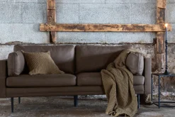 Nohr 3-zits Bank Tylan Microfiber, kleur Bruin