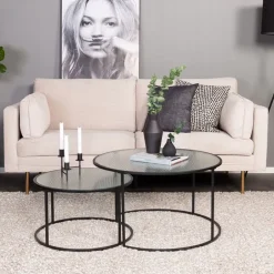 Online Nohr 3-zits Bank Tylan Rib, kleur Beige