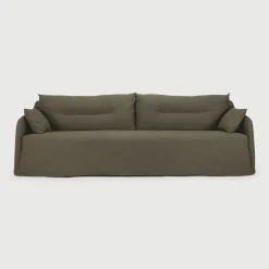 Online Ethnicraft 3-zits Bank Weave Structuurstof