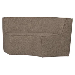 New WOOOD 2-zits Eetkamerbank Europa Geweven stof