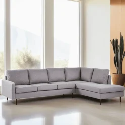 Online BASE 3-zits Hoekbank Jeno kleur Grijs