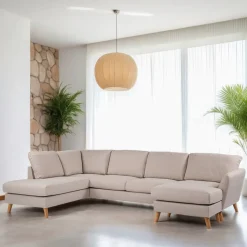 BASE 3-zits Hoekbank Mansi kleur Beige