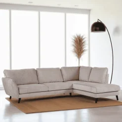 Clearance BASE 3-zits Hoekbank Spiro kleur Beige