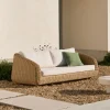 New Kave Home 3-zits Loungebank Meria Rattan