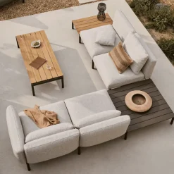 New Kave Home 4-zits Loungebank Sorells 317 x 353cm