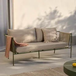 Hot Kave Home 2-zits Loungebank Zivia Staal en touw