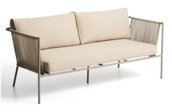 Hot Kave Home 2-zits Loungebank Zivia Staal en touw